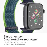 imoshion Nylon-Armband⁺ für die Apple Watch Series 1 bis 9 / SE (38/40/41 mm) | Series 10 (42 mm) - Lime