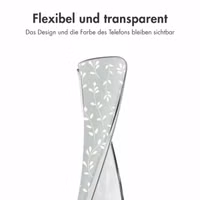 imoshion Design Hülle Apple iPhone 17 - Smoke Green Flowers