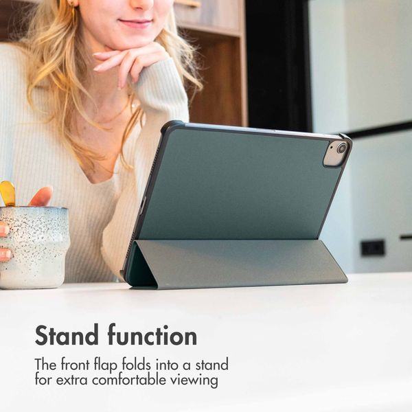 imoshion Trifold Klapphülle Samsung Galaxy Tab A11 Plus - Dunkelgrün
