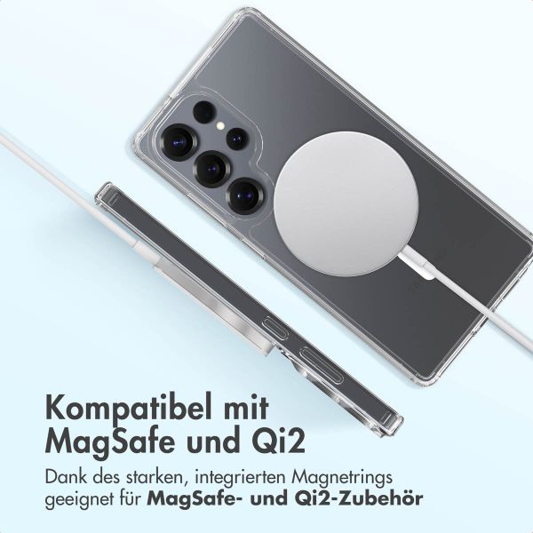Accezz Xtreme Impact Backcover mit MagSafe Samsung Galaxy S25 Ultra - Transparent