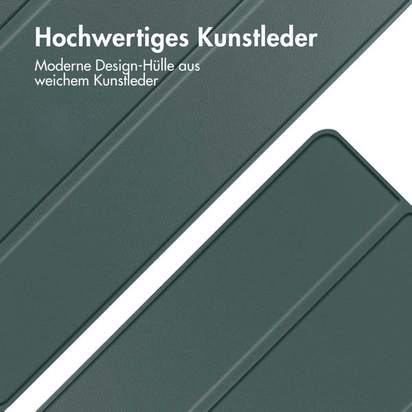 imoshion Trifold Klapphülle Apple iPad Pro 11 (2022 / 2021 / 2020 / 2018) - Dunkelgrün