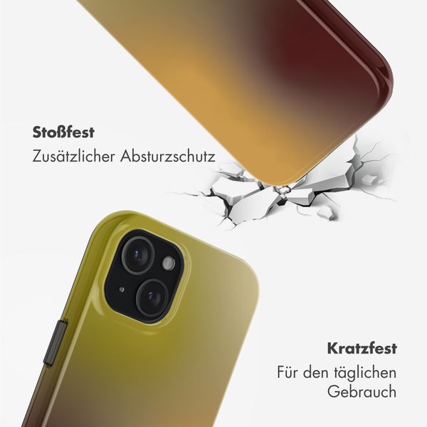Selencia Vivid Rückabdeckung mit MagSafe Apple iPhone 15 - Gradient Olive Dust