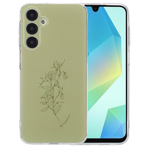 imoshion Design Hülle für das Samsung Galaxy A16 5G - Floral Green