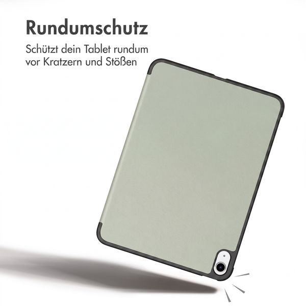 imoshion Trifold Klapphülle Apple iPad 11 (2025) 11 Zoll A16 / iPad 10 (2022) 10.9 Zoll - Hellgrün