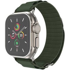 imoshion Nylon Alpine Armband für das  Apple Watch Series 1 t/m 11 / SE / Ultra (44/45/46/49 mm) - Grün