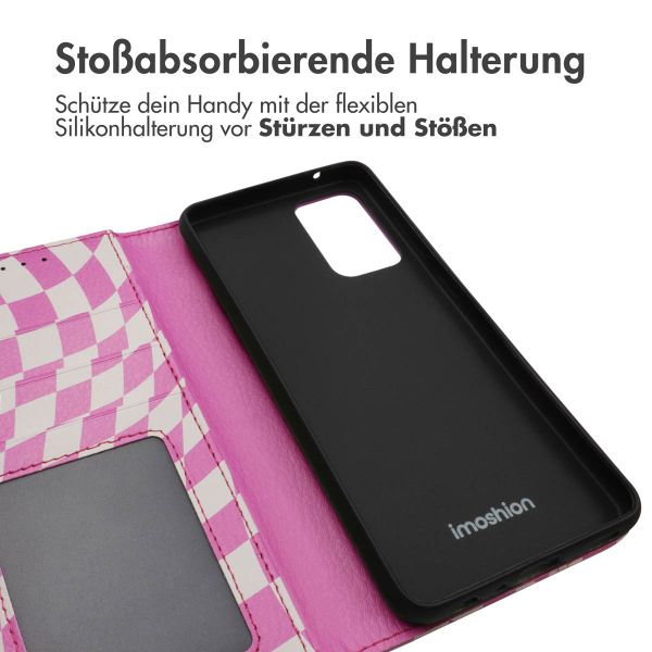 imoshion Design Klapphülle Samsung Galaxy A52(s) (5G/4G) - Retro Pink