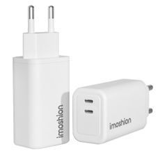 imoshion 35 Watt Ladegerät | Mit 2 USB-C-Anschlüsse - Weiß