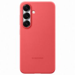 Samsung Original Silikon Cover Samsung Galaxy S25 - Rot