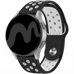 imoshion Silikon-Sportarmband -   Universelle 22 mm Anschluss - Black & White
