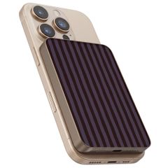Selencia Vivid Powerbank 5.000 mAh - MagSafe und Qi - Desert Gold / Bonbon Stripe Blueberry