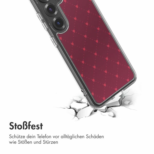 imoshion Design Hülle Samsung Galaxy S25 - Crush Check Coral Dust