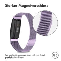 imoshion Mailändische Magnetarmband für das Fitbit Inspire - Größe S - Violett