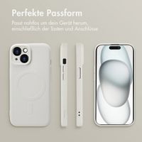 imoshion Color Back Cover mit MagSafe Apple iPhone 15 - Beige