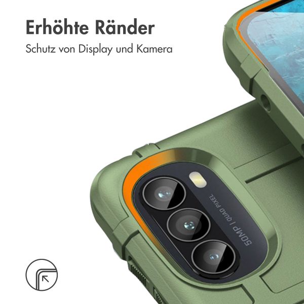 imoshion Rugged Shield Backcover für das Motorola Moto G52 / G82 - Grün