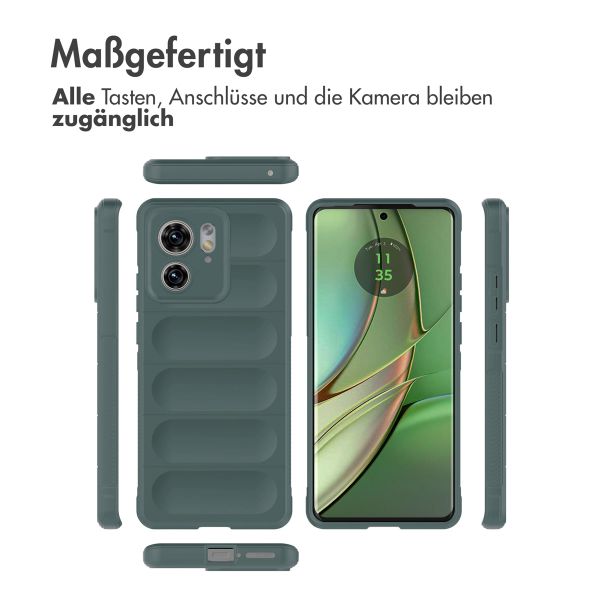 imoshion EasyGrip Backcover für das Motorola Edge 40 - Dunkelgrün