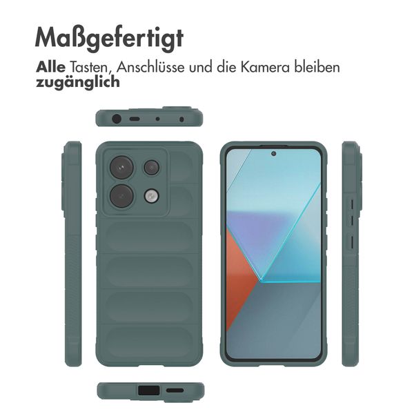 imoshion EasyGrip Back Cover für das Xiaomi Poco X6 Pro - Dunkelgrün