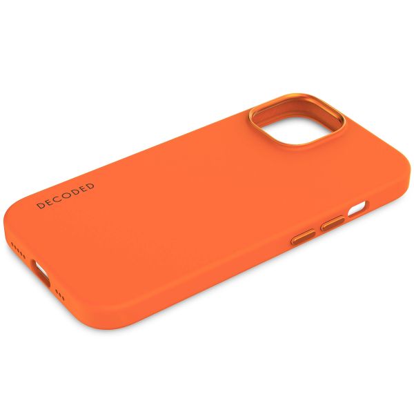 Decoded Silikon-Case MagSafe für das iPhone 15 - Orange