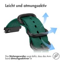 imoshion Nylon bandje für das Samsung Galaxy Watch 7 40/44 mm - Dunkelgrün