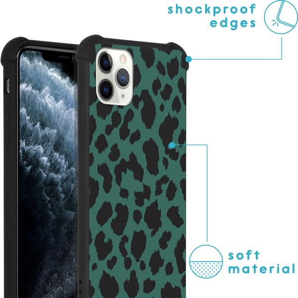 imoshion Design Hülle mit Band für das iPhone 11 Pro - Panther Illustration