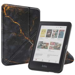 imoshion Design Klappbare Klapphülle Kobo Clara Colour / BW - Black Marble