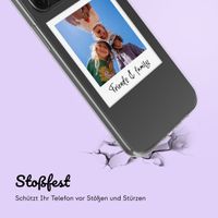 Hülle mit eigenem Foto und/oder Text Apple iPhone 12 (Pro) - Polaroid