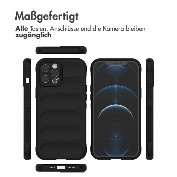 imoshion EasyGrip Back Cover für das iPhone 12 Pro Max - Schwarz