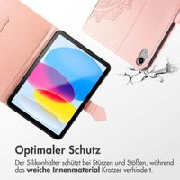 imoshion Mandala Klapphülle Apple iPad Air 11 Zoll (2025) M3 / (2024) M2 / Air 5 (2022) / Air 4 (2020) - Rose Gold