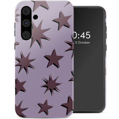 Selencia Vivid Back Cover Samsung Galaxy A55 - Stars Plum Lilac