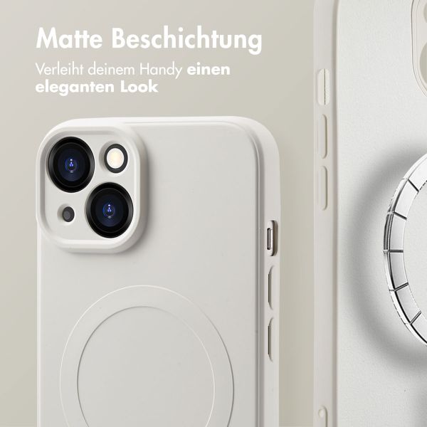 imoshion Color Back Cover mit MagSafe Apple iPhone 14 - Beige
