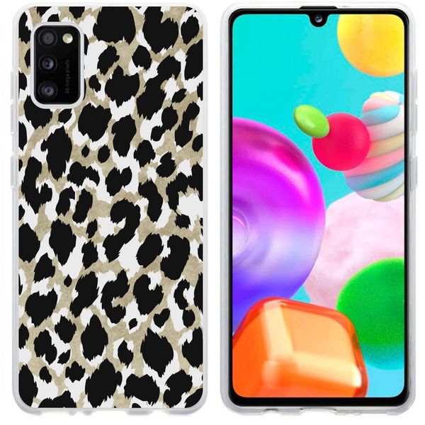 imoshion Design Hülle für das Samsung Galaxy A41 - Leopard / Schwarz