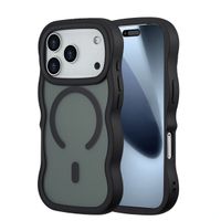 Selencia Wavy Backcover mit MagSafe Apple iPhone 17 Pro - Schwarz