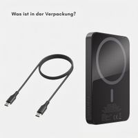 Selencia Vivid Powerbank 5.000 mAh - MagSafe und Qi - Black / Check This Olive
