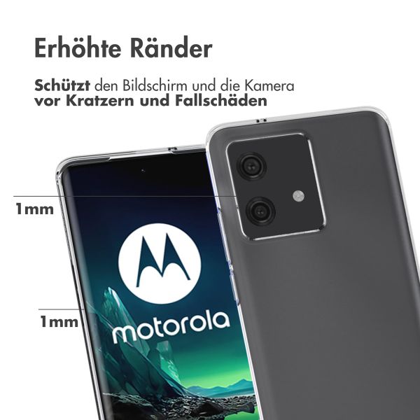 Accezz TPU Clear Cover für das Motorola Moto Edge 40 Neo - Transparent 