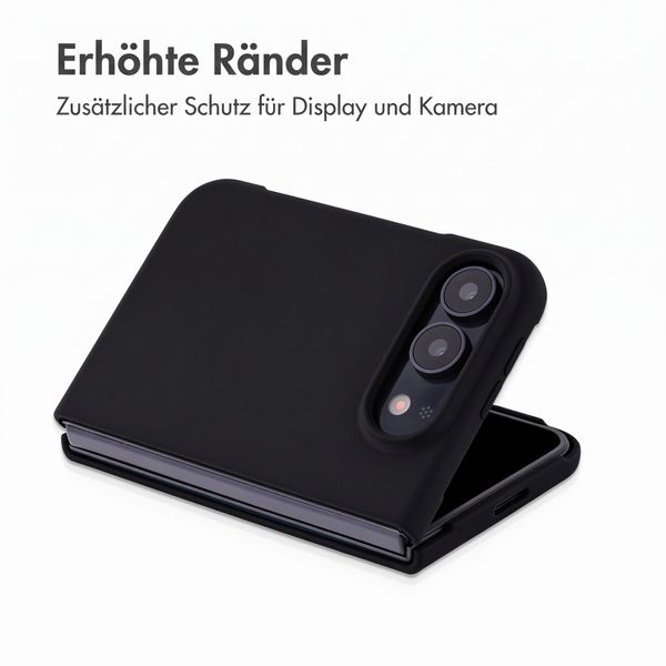 Accezz Liquid Silikoncase mit MagSafe Apple iPhone Duo - Schwarz
