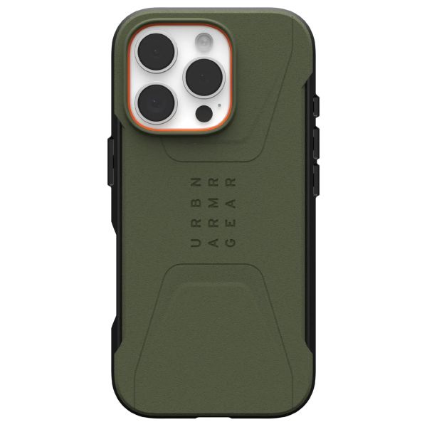 UAG Civilian Backcover MagSafe für das iPhone 16 Pro - Olive Drab