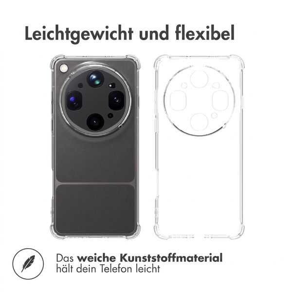 imoshion Shockproof Case Oppo Find X9 Ultra - Transparent