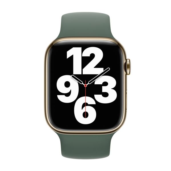 Apple Silikon Solo Loop für das  Apple Watch | 38/40/41/42 mm - Größe 4 - Eucalyptus