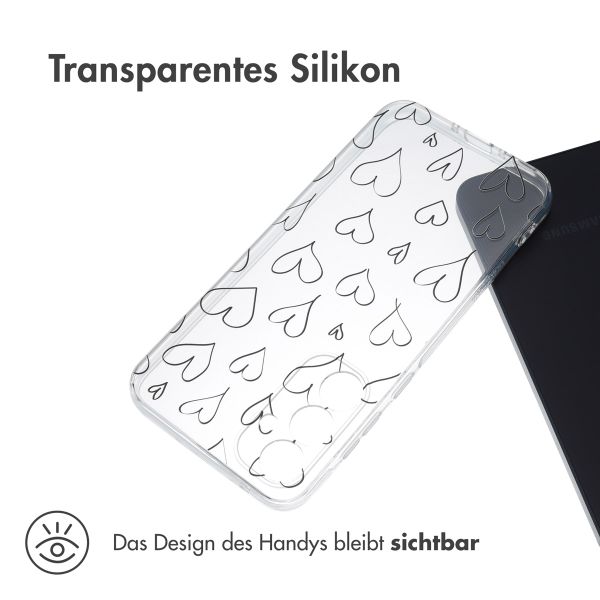 imoshion Design Hülle Samsung Galaxy A35 - Hearts