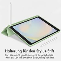 Accezz Smarte Klapphülle aus Silikon Apple iPad 9 (2021) 10.2 Zoll / iPad 8 (2020) 10.2 Zoll / iPad 7 (2019) 10.2 Zoll - Hellgrün