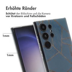 imoshion Design Hülle Samsung Galaxy S24 Ultra - Blue Graphic