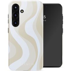 Selencia Vivid Back Cover Samsung Galaxy S25 FE - Desert Waves Beige