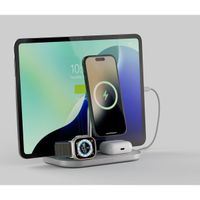 Zens 4-in-1 Wireless Charger | Kompatibel mit Qi2 & MagSafe - Weiß