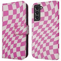 imoshion Design Klapphülle Samsung Galaxy S21 FE - Retro Pink