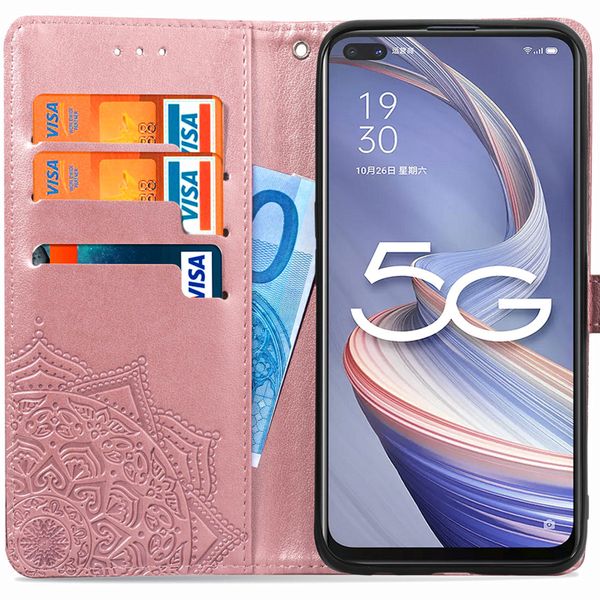 imoshion Mandala Klapphülle Oppo Reno4 Z 5G - Roségold