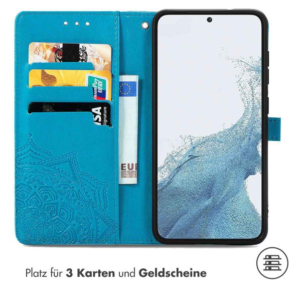 imoshion Mandala Klapphülle Samsung Galaxy S23 - Türkis