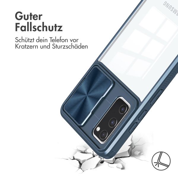 imoshion Back Cover mit Kameraschieber für das Samsung Galaxy S20 FE - Dunkelblau