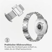 Selencia Chain Armband für Samsung Galaxy Watch 9 (40/44mm) / Watch 8 (40/44mm) / Classic (46mm) - Silber