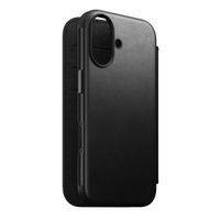 Nomad Modern Leather Folio Klapphülle Apple iPhone 17 - Schwarz