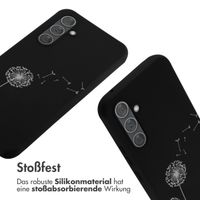 imoshion Silikonhülle design mit Band für das Samsung Galaxy A54 (5G) - Dandelion Black