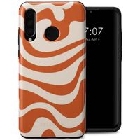 Selencia Vivid Tough Back Cover für das Huawei P30 Lite - Dream Swirl Orange